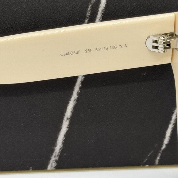 NEW CELINE CL40253F 25F IVORY WOMEN SUNGLASSES CELINE - Picture 8 of 10